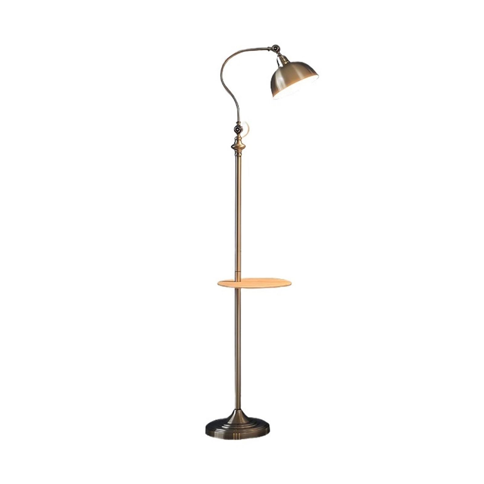 LJHFG63KUYT Standing Lamps Modern Elegant with Tray Floor Lamp, with Table, Standing for Office Cafe Den Living Room Bedroom Decorate