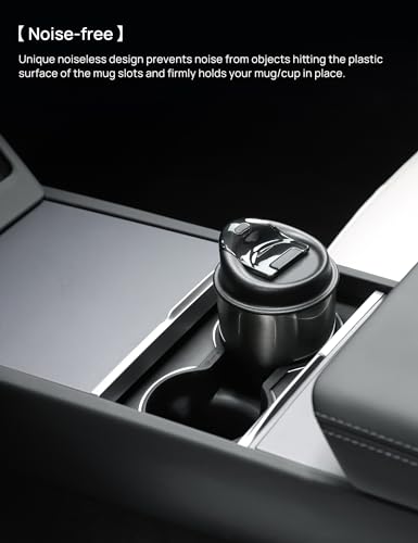 Porte-gobelet Tesla Model 3 Highland insert silicone console centrale étanche