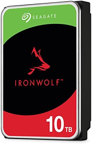 Seagate IronWolf Pro, 14 TB, Enterprise NAS Internal HDD CMR 3.5 Inch, SATA 6 Gb/s, 7,200 RPM, 256 MB Cache for RAID Network Attached Storage, 3 year Rescue Services (ST14000NT001)