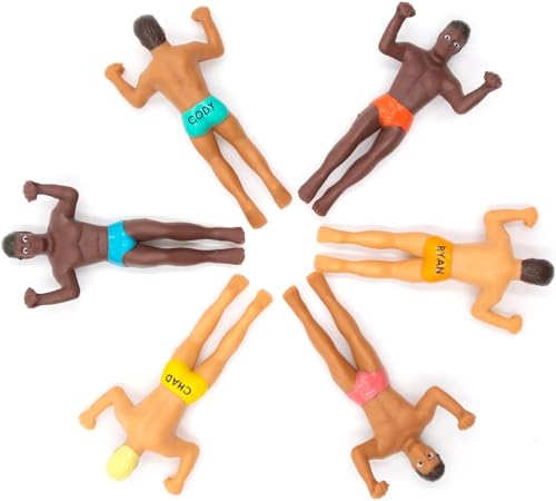 Inevitable Party Drinking Buddies - Juego de 6 marcadores para bebidas, Caucho