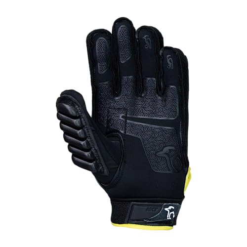 Kookaburra Siege Hockey Glove - Full Hand Protection, Rubberised Palm, Black - XS R/H, Xsmall Right Hand - Image 3