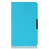 Lenovo Idea Tab A8-50 8 Inch Case Cover, FYY Slim Fit Folio Stand Leather Case Cover for Lenovo Idea Tab A8-50 8 Inch Cyan