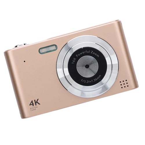 Cámara digital compacta Brrnoo 48MP 4K con Flash y Zoom 16x miniatura 6