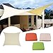 Produktbild Pop Up Baldachin Pavillon Sun Shade Sail Cloth shadecloth Canopy Patio quadratischer Abdeckung UVBlock Pavillon (Farbe : Orange, Size : 3m x 3m)