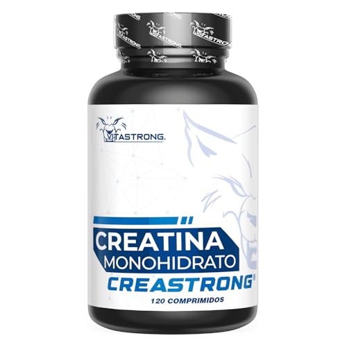 Vitastrong Creatina Monohidratada 3000mg, Comprimidos, Alta Potencia