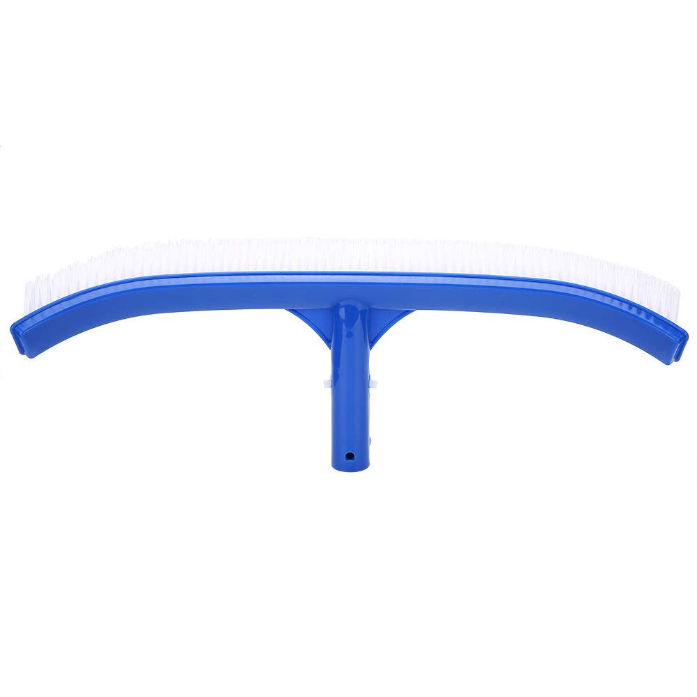 Alvinlite Swimming Wall Bottom Pool Cleaner 18 Inch Cleaning Brush Tiles Floors Brush Head Tools Accessories for Spa Pond Floor (No Poles)