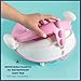 Todays Kids Anti-Slip Baby Training Toilet Seat for Toddlers - Comfortable & Soft Cushion, Secure Grip Handles - Splash Guard Design Potty Toddler Toilet Seat Attachment, Easy Storage Loop - Pink