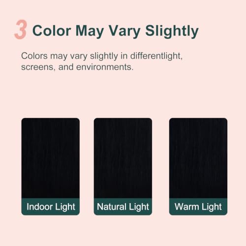 Image of Easyouth Pony Tail Extensions Human Hair for Black Women, Jet Black, 14 Inch 70G, Real Hair Ponytail Extension, Wrap Around Ponytail, for Women