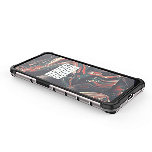 Image of Glasgow | for OnePlus 9 Honeycomb Pattern Back Case Cover for OnePlus 9 - Black