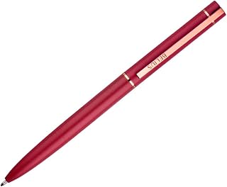 Belius Boligrafo rose aluminio color beige claro oro rosa tinta azul caja de diseño.