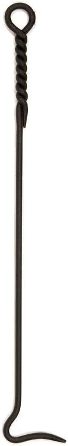minuteman international rope handle single poker fireplace tool, standard 28-in, black standard 28-" poker