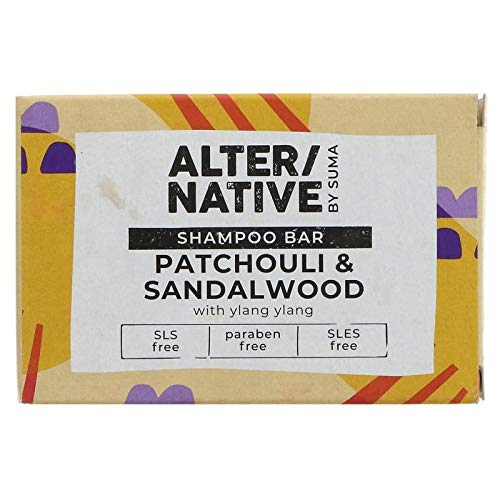 Alter/native By Suma | Glycerine Shampoo Bar-P'chouli | 2 x 90g (UK)