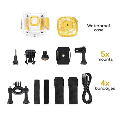 Image of Vivitar Kids Tech - Ultimate Kids Action Camera, Waterproof Digital Action Camera with 5 MP HD Photo and Video, 2 inch Screen, Microphone, Waterproof Case