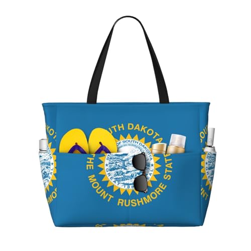 Sac de plage Dakota du Sud tendance pour vos vacances au soleil