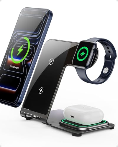 Station de charge sans fil 3 en 1 pour iPhone pour éliminer les câbles