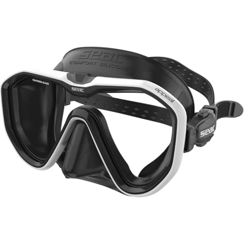 Máscara de buceo Seac Appeal sin filtraciones de agua con ajuste facial 3D