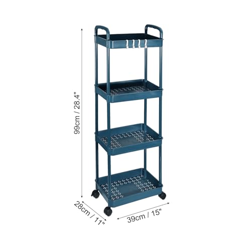 Chariot roulant à 4 niveaux pour optimiser le rangement des pièces - 3