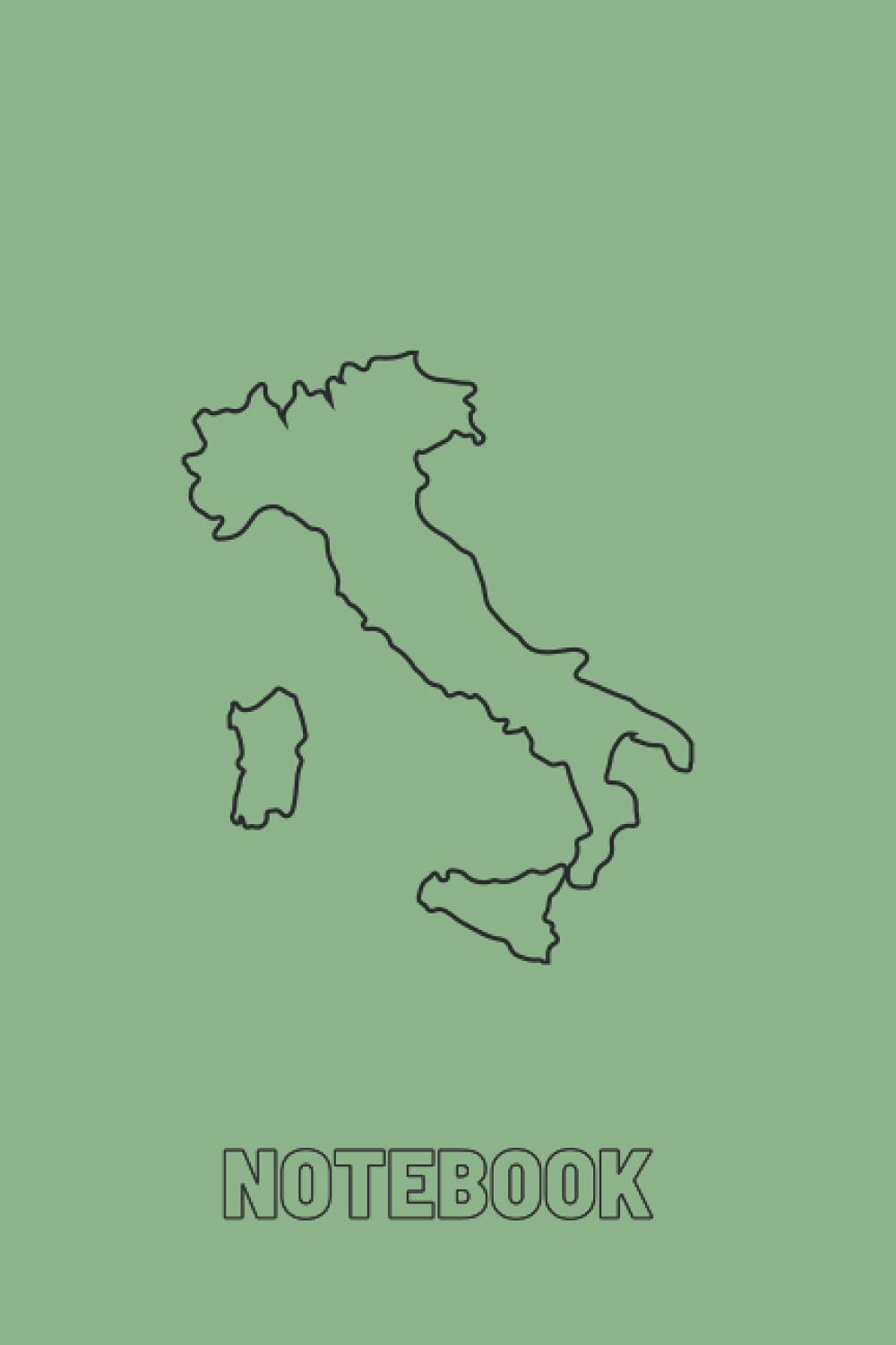 Italian Notebook: blank lined composition journal | Italian notebook | 100 pages