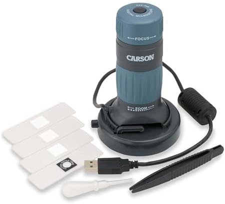 Carson zPix 300 Zoom 90x-480x Power USB Digital Microscope with Integrated Camera and Video Capture (MM-940)