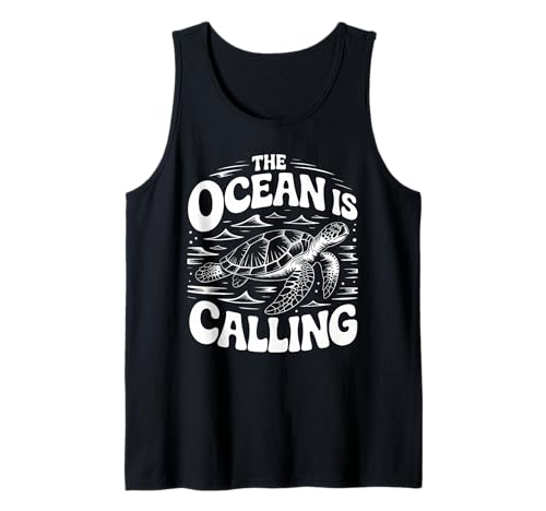 Graphique The Ocean is Calling Sea Turtle Adventure Débardeur