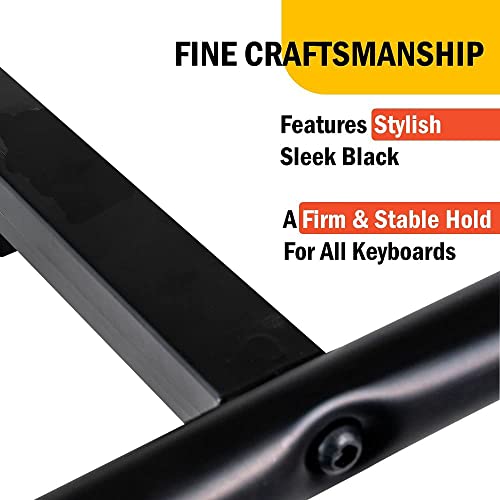 Image of blueberry Adjustable Folding Single Braced Keyboard Stand