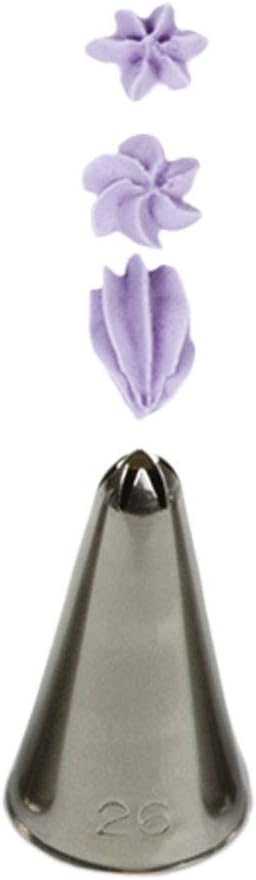 DECORA Blister Nozzle 26, Stainless Steel, Silver, 12 x 7 x 3 cm