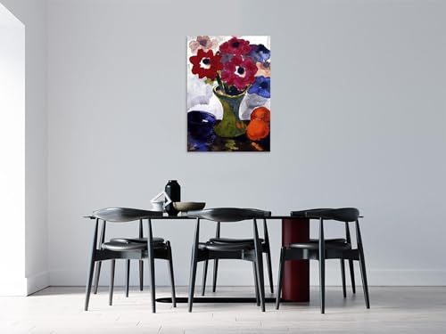 Impression sur toile floral habiller grand mur blanc salon - 4