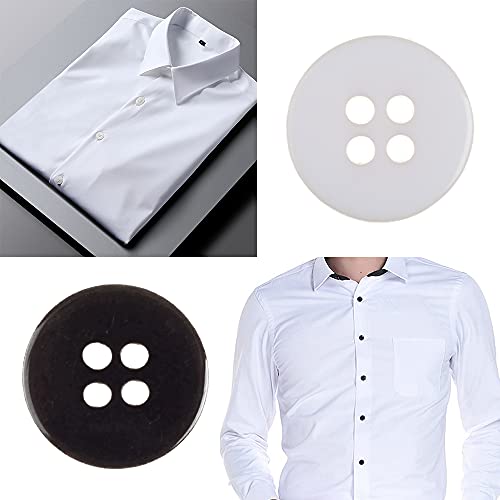 Oelffow Round Sewing Buttons 166Pcs With Storage Box, Black White Mixed 4-Hole Craft Buttons, 5 Sizes Resin Button, Shirt Clothing Buttons, Suitable For Variety Clothing Sewing, Pillow Cases Sewing #TOP2
