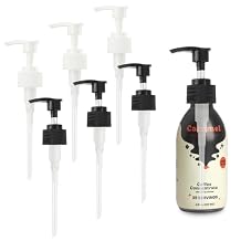 Syrup Pump for Javy Coffee Concentrate 6fl, Syrup Dispenser Pump for Cold Brew Coffee, No Drip Pouring, Replace Measuring Spoon for Consistent Dispensing 6Pcs
