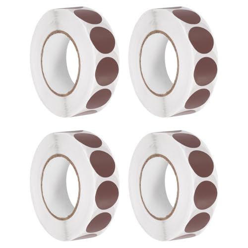 Étiquettes de codage couleur 19mm PATIKIL, lot de 4000 autocollants ronds crimson