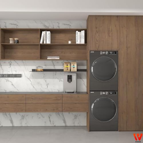 Image of WISDOM Brown Wood Grain Peel and Stick Wallpaper, Thick Waterproof Vinyl Wood Contact Paper, Removable Self-Adhesive Cabinet Wallpaper for Kitchen, Bathroom & Furniture, 24 x 200 in, Toasted Wood