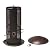 Nature's Rhythm Metal Hopper Bird Feeder Two Chambers?Heavy Duty Mesh Metal Dual Seed Compartments Outdoor Hanging Wild Bird Feeder with 10 Feeding Ports,10lbs Seed Capacity