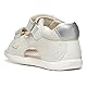 Geox Baby-Mädchen B MACCHIA Gir Sandal, White/Silver, 22 EU
