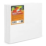 ESENG® Malkarton, 100% Baumwolle, 3mm dick (30.5x30.5 cm | 12x12 Zoll, 12 Stück)
