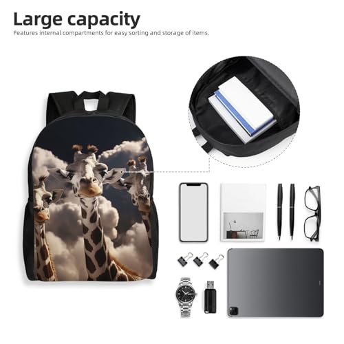 Mochila para senderismo Giraffes in the Clouds unisex miniatura 6