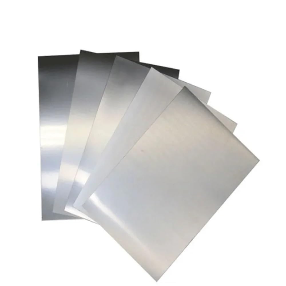 Plaque de tôle de molybdène haute pureté Mo 99.99%, épaisseur 0.025mm-1.2mm, feuille Mo 100x100mm, 1 pièce(0.8x100x100mm)