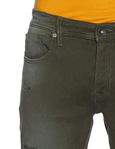 Image of Pepe Mens 5 Pocket Distressed Jeans