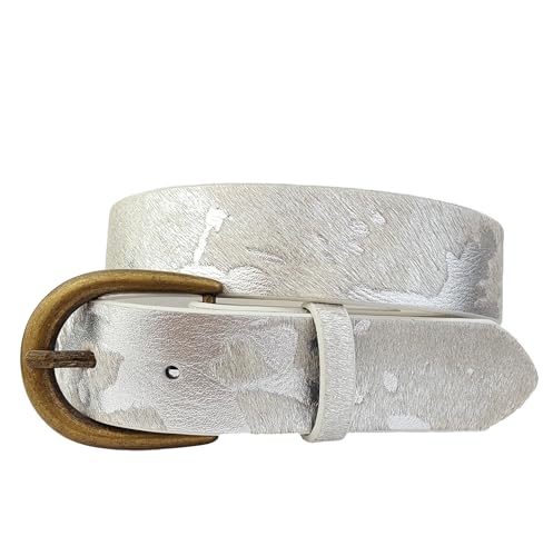 Classic Genuine Cow Hair Leather Belt