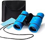 Fernglas, Fernglas für Kinder, Ferngläser Spielzeug ab 3-12, Outdoor Exploration Spielzeug für Jungen und Mädchen, Geschenk für Kleine Abenteurer (Blau)