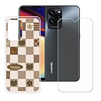 DQG per Oukitel C32 Custodia, Ultrasottile Silicone Case TPU Shell Morbida Sottile Protettivo Copertura Antiurto Cover per Oukitel C32 (6.52) - KE48