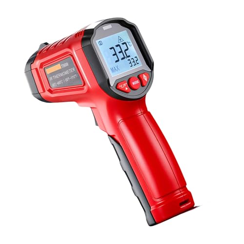 Ultrared Rays Temperature Gauge Meter for Household and Industrial Applications with Fast Response Time Professional Use