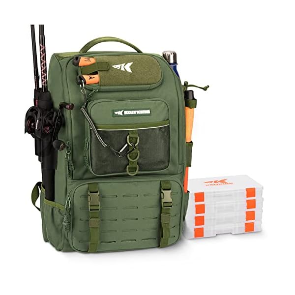 KastKing-Karryall-Fishing-Tackle-Backpack-with-Rod-Holders-4-Tackle-Boxes40L-Fishing-Bag-Storage-Fishing-Gear-and-Equipment KastKing Karryall Fishing Tackle Backpack with Rod Holders 4 Tackle Boxes,40L Fishing Bag Storage Fishing Gear and Equipment