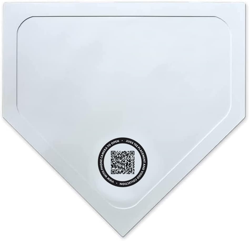 Jugs Hit Like a Pro Hitting Tee and Throw Down Home Plate. Patented Grip-N-Go Handle, New Ribbed Upper tee Tube Prevents Your tee Tube from Slipping During Practice, 100% Rubber Construction, (A0401)