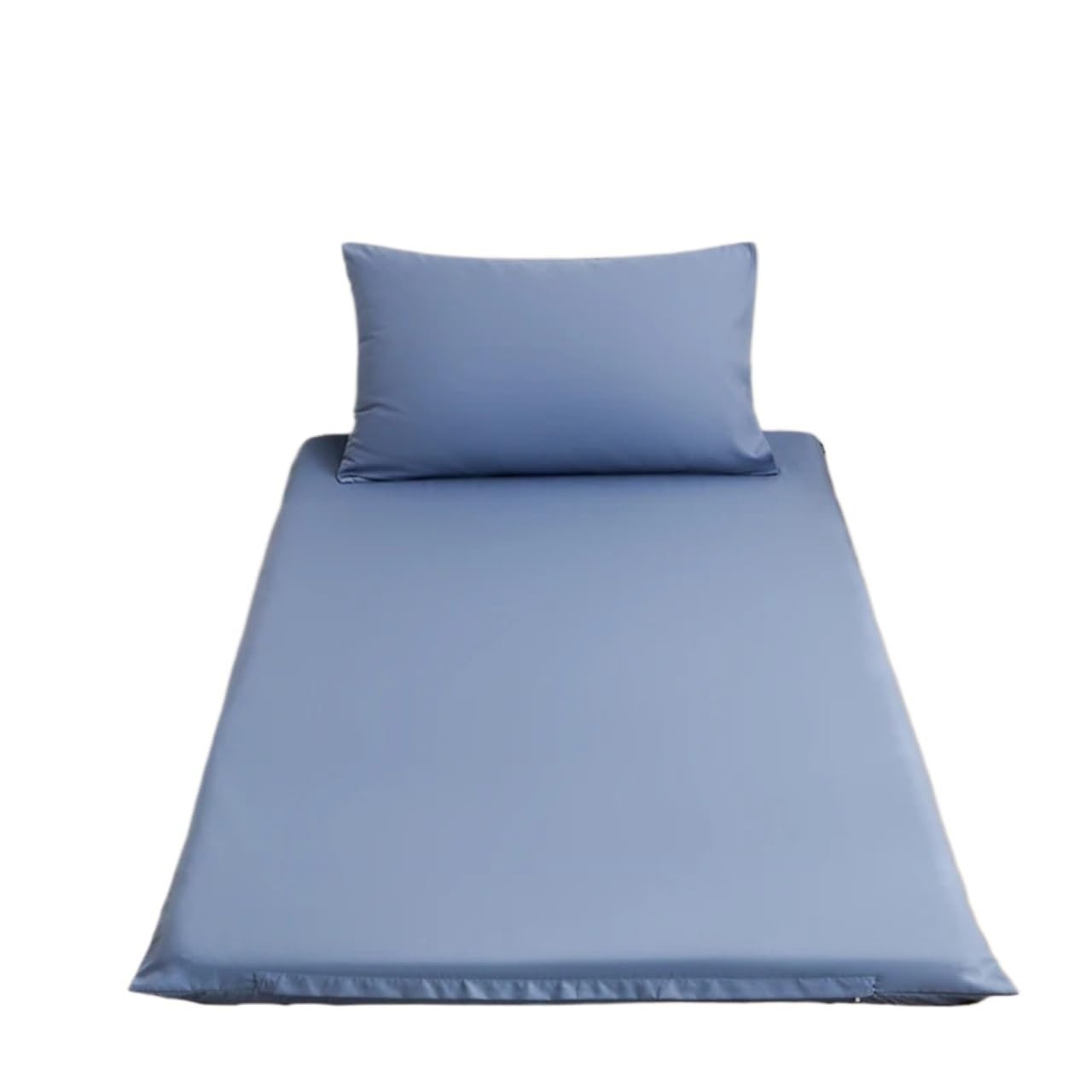 ZIHDKE 1pcs Fully Enclosed With Zipper Mattress Protector Cover Singlebed Sheet Protection Pad for Tatami(Dark blue,90x200cm)