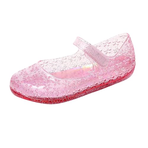 Jelly Shoes for Little Girls Kids Toddler Glitter Closed Toe Dance Party Princess Dress Up Sandal Mary Jane Shoes