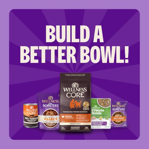 Wellness CORE Healthy Weight Small Breed Adult Dry Dog Food, Grain Free Kibble, Natural, High Protein, Turkey and Chicken Recipe, 4 lb Bag - image 8