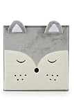 Genérico Caja de Almacenaje Infantil Gris, Organizador de Juguetes y Ropa, Caja Plegable para Habitación Infantil, 28 x 28 x 28 cm