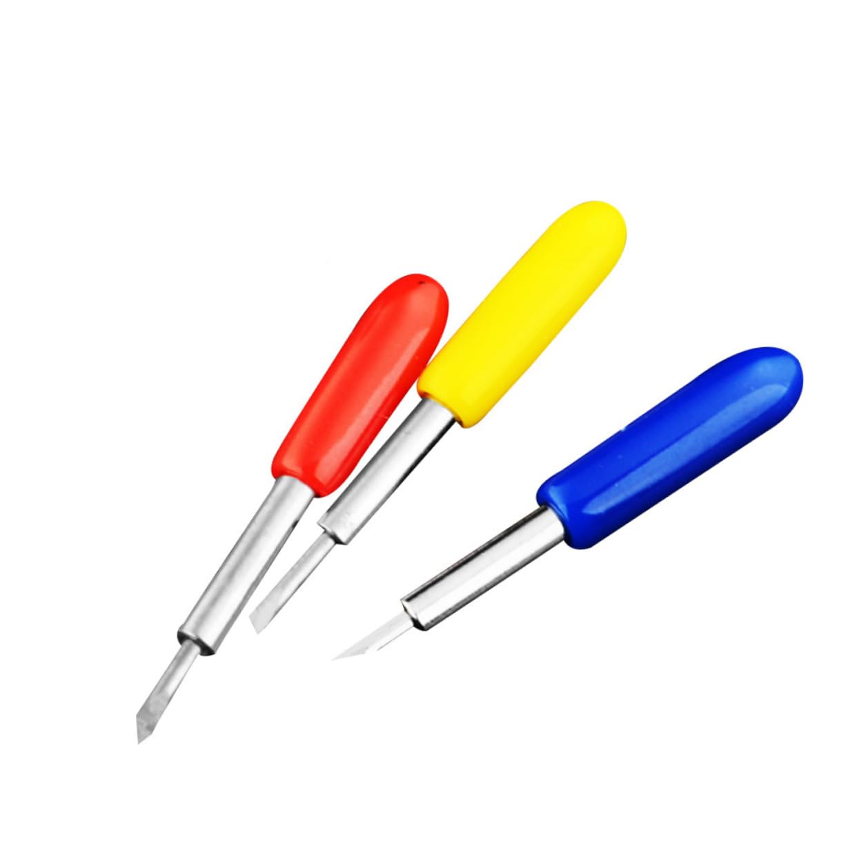 KONTONTY Engraving Knife Set 15pcs Mixed Handle Color Blades for Cutting Plotter