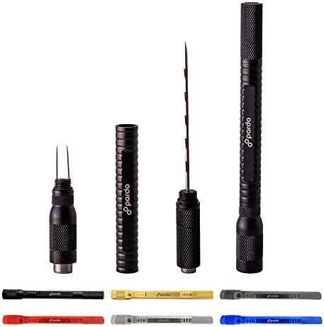 Pardo 4-in-1 Cigar Multitool, Dual Size, Cigar Cutter, Cigar Punch Tool - Cigar Draw Enhancer Tool, and Lighter Nubber, Cigar Hole Puncher - Cigar Accessories Ideal Valentines Day Gifts for Him