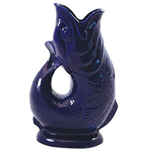 Wade Ceramics Blue Gluggle Jug, Large
